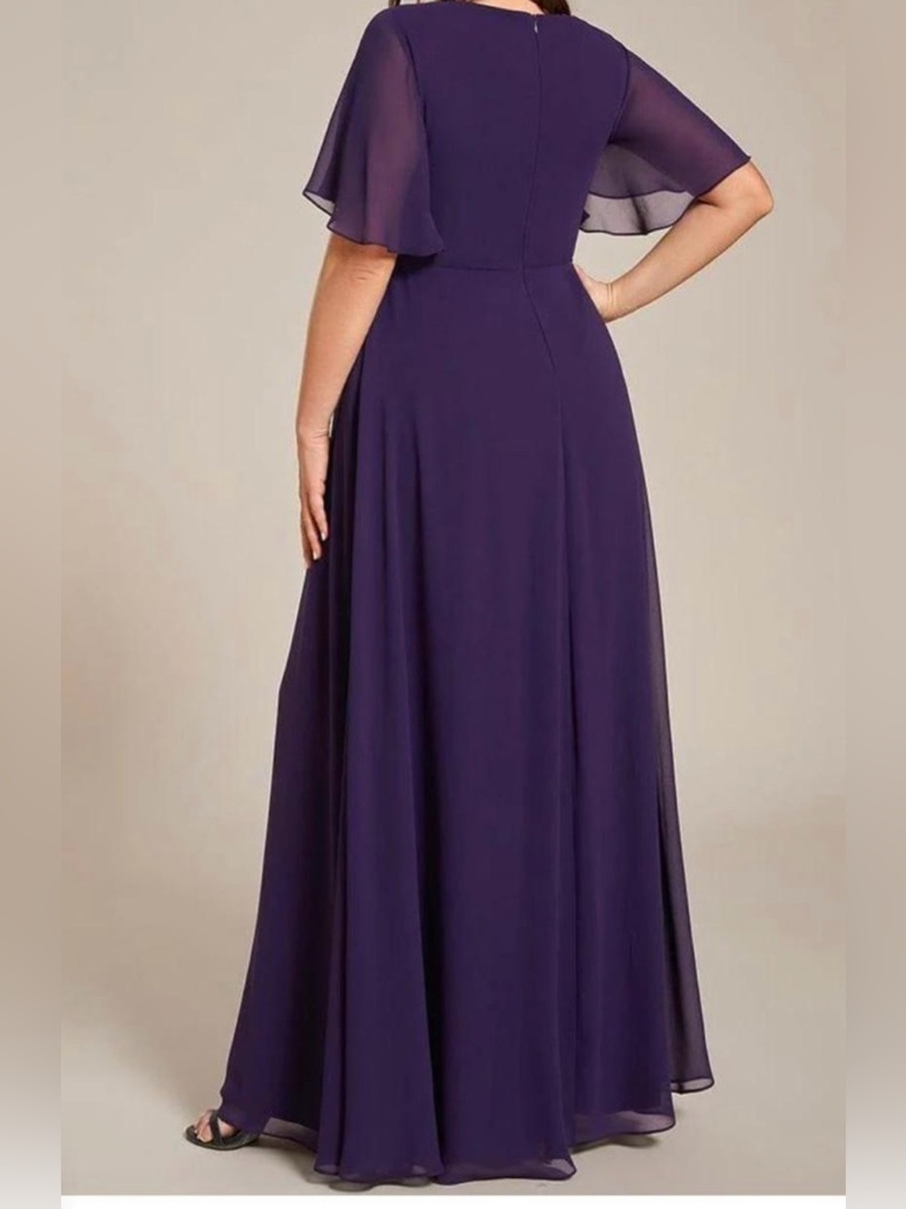 Ever Pretty IvyRose A Line Chiffon Maxi Formal Evening Gown - NWT - Picture 2 of 8